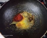 A picture of step 6 of Maharashtrian Veg Kolhapuri (Mix Vegetable Curry).