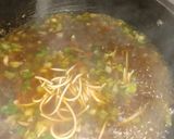 A picture of step 4 of Veg Manchow Soup.