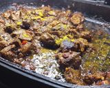 A picture of step 10 of Wet fry liver recipe.