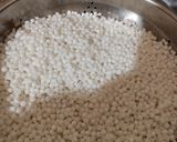 A picture of step 1 of Sabudaana khichdri.