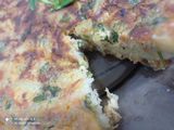 طورطيلة بطاطا أو غراتان في المقلة سهلة