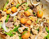 Hình bước làm 2 của món Lòng gà trứng non chấy tỏi