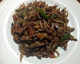 A picture of step 6 of Fried Omena.