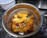 A picture of step 1 of Leftover barbeque nation style grilled pineapple chutney.