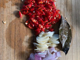 Tempe orek mix kacang panjang bumbu iris
