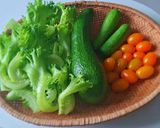 Hình bước làm 1 của món SALAD cá ngừ hộp sốt dầu giấm