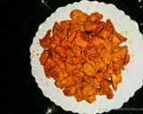 A picture of step 6 of Chicken tikka pizza without oven.
