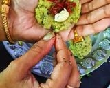 A picture of step 3 of Paan Laddo.