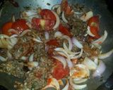 A picture of step 2 of Keema karely.