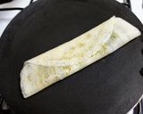 A picture of step 4 of Stuffed Spinach Dosa.