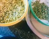 A picture of step 1 of Moong Dal fritters/ Mangodi.