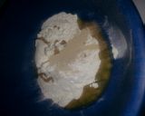 A picture of step 1 of Pizza dough# Christmas baking contest #.