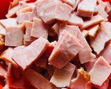 A picture of step 1 of Quick Ham Salad.