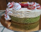 Nemzeti színű krémtorta🇭🇺❤️🇭🇺 recept fázis 10 fotója