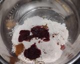 A picture of step 2 of Beetroot pulp Lachha Paratha.