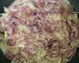 A picture of step 1 of Shahi badami qorma.