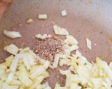 A picture of step 2 of My whats in the Cupboard Soup 🤔.