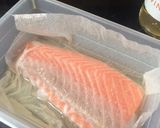 A picture of step 3 of Cured Salmon with Salt & Vinegar.