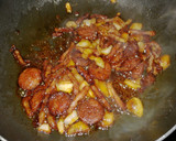 Foto del paso 1 de la receta: Pasta con chorizo y bacon