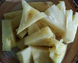 Gambar langkah 1 resipi Jus Nanas Hip Hip Horay.