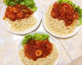 Hình bước làm 5 của món Spaghetti nấm và xúc xích