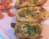 Omellte coated dinner roll recipe step 5 photo