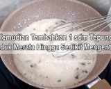 Foto langkah ke 12 dari resep Salmon steak with creamy mushroom sauce.