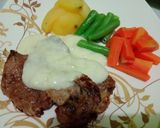 Foto langkah ke 4 dari resep Steak Daging Sapi Saus Keju.