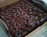 Foto langkah ke 7 dari resep Brownies Chocochips Panggang Shiny Crust.