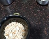 A picture of step 2 of Sabudana khichdi with masala tea.