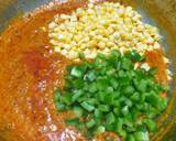 Corn capsicum sabji recipe step 5 photo