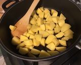 Une image de l'étape 4 de Pommes de terre au fond de veau et légumes du jardin.