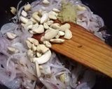 A picture of step 1 of Paneer Makhani.