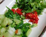 รูปขั้นตอนการทำที่ 2 ของ ลาบหมูทอด