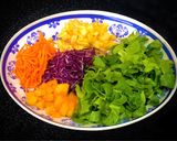 Hình bước làm 1 của món Salad Sắc Màu Âu Á