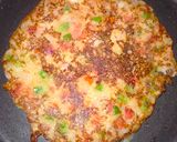 A picture of step 4 of Suji ka chilla.