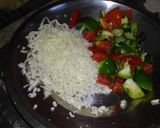 A picture of step 1 of Pizza uttapam.