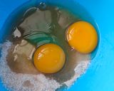 Foto langkah ke 3 dari resep Bolu Kukus Ubi Ungu.