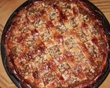 Rácsos, diós almatorta recept fázis 20 fotója