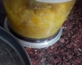 A picture of step 2 of Bhutte ki kees.