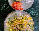 A picture of step 1 of Protein rich Soya chunks Chana daal Masala.