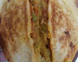 A picture of step 14 of Cheese & veggies sandwiches.