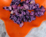 A picture of step 1 of Jamun Raita.