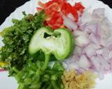 Bread Semolina Uttapam recipe step 2 photo