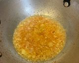 A picture of step 2 of Cheese Pav Bhaji.