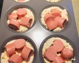 A picture of step 5 of Hot Dog 🌭 Muffin Cups.
