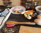Foto del paso 1 de la receta: Guiso de pollo con verduras y unas pelotitas