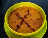 A picture of step 1 of Moong and Chana Mixed Dal (yellow lentil and split chickpeas).