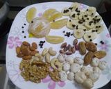 A picture of step 2 of Fruit and Nuts Morning Breakfast Plate.