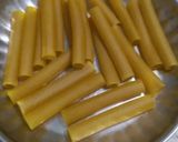 A picture of step 1 of Bhungla Batata.